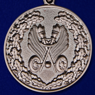 Медаль "За усердие в обеспечении безопасности дорожного движения" МО РФ - аверс