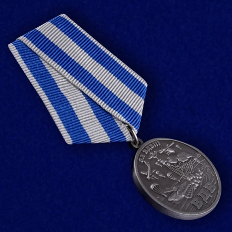 Медаль За ВДВ! в футляре с удостоверением - общий вид