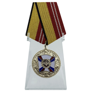 Медаль "За воинскую доблесть" 2 степени на подставке