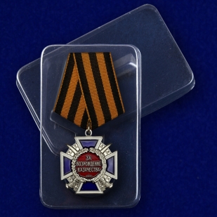Медаль За возрождение казачества 2 степени - в пластиковом футляре