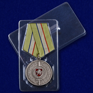 Медаль "За защиту Республики Крым" в футляре