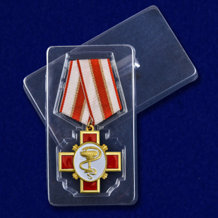 Медаль За заслуги в медицине - в футляре