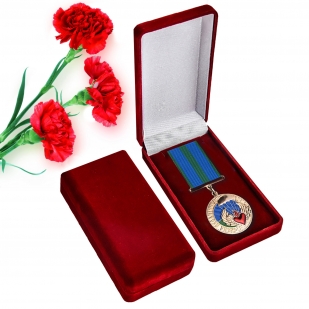 Медаль "Жене десантника" в нарядном футляре
