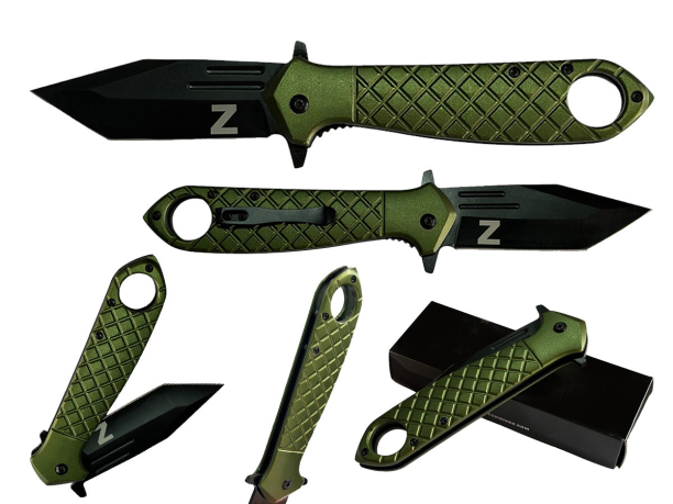 Милитари складной нож с символом Z