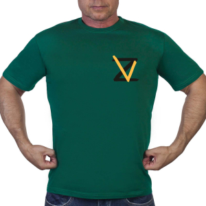 Милитри футболка с буквами Z V