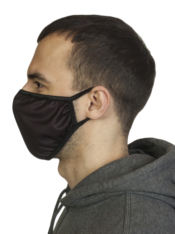 Многоразовая защитная черная маска с доставкой