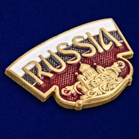 Купить многоцелевой шильд "RUSSIA"