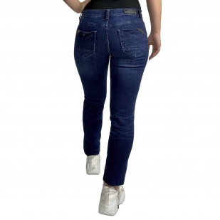 Модные женские джинсы L.M.V. с вышивкой