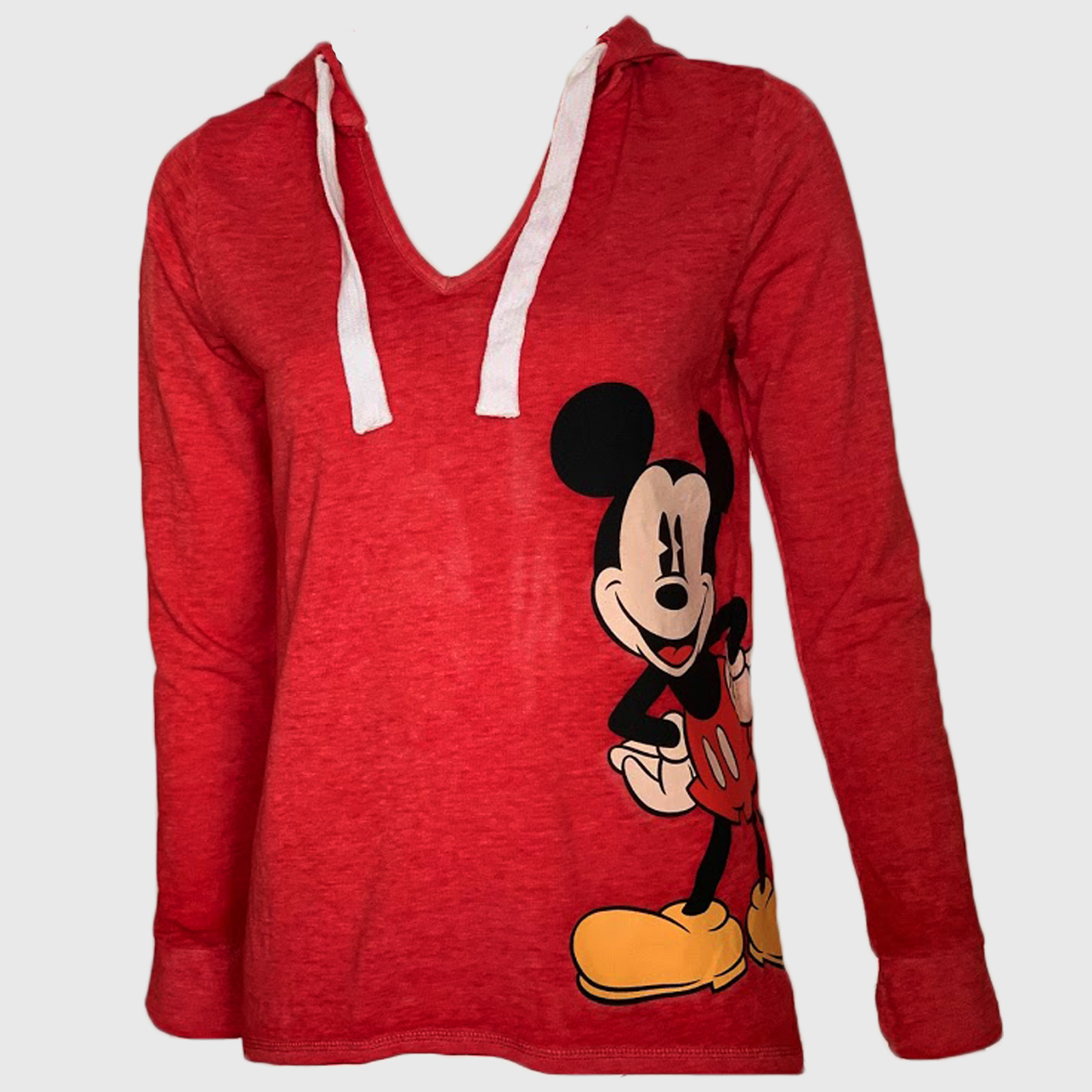 Женская молодежная кофта худи Disney Park – яркий принт Микки, широкий капюшон №100