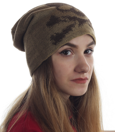 Молодежная шапка с черепом для классных девушек. Почувствуй себя настоящей пираткой!