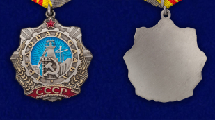 Орден Трудовой Славы 2 степени - аверс и реверс