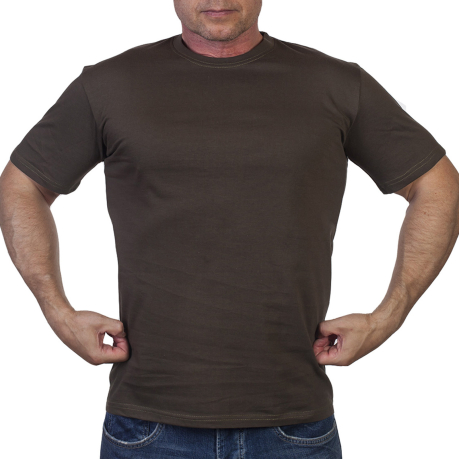  Мужская армейская футболка оливковая