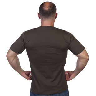 Мужская армейская футболка оливковая - купить недорого