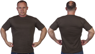 Мужская армейская футболка оливковая =- заказать оптом