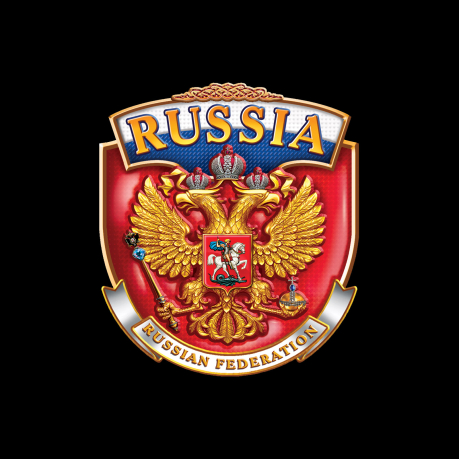 Мужская футболка с гербом России - купить с доставкой