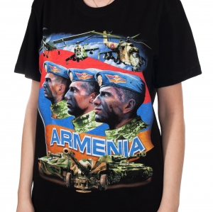 Мужская футболка с гербом Армении