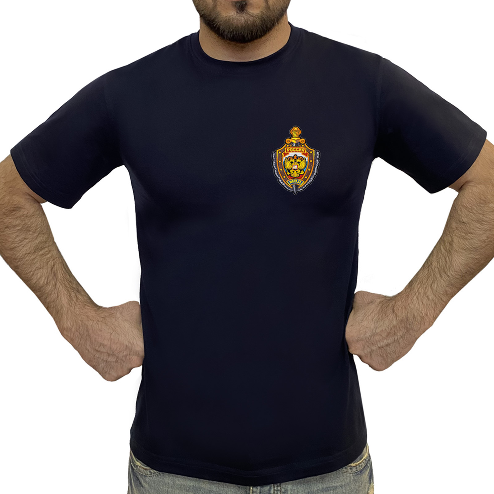 Купить в интернет магазине футболку МВД России