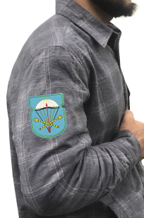 Мужская утепленная рубашка с вышитым шевроном ВДВ 116-й ОПДБ 31 гв. ОДШБр - заказать в подарок