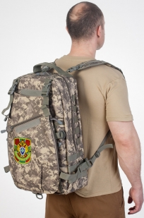 Мужской камуфляжный рюкзак с нашивкой Пограничная служба - заказать онлайн