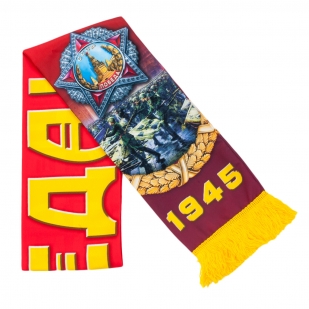 Заказать мужской шарф со Сталиным "Мы победили!"
