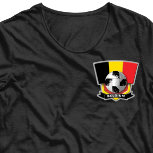 Сублимация на футболку Belgium 6,7х7,5 см