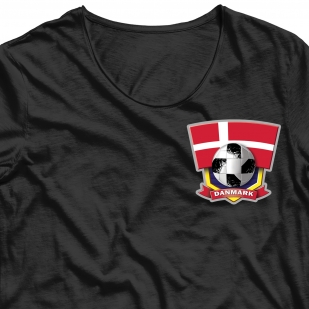 Термотрансфер на футболку Дания (6,7х7,5 см)