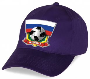 Сочная футбольная кепка Russia