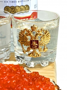 Подарочный набор Россия пивная кружка и 3 стопки