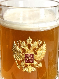 Подарочный набор Россия пивная кружка и 3 стопки