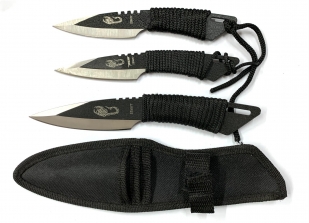 Набор метательных ножей с клеймом на лезвии