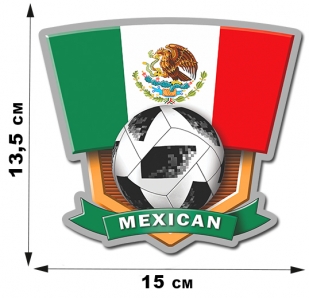 Наклейка сборной Мексики 