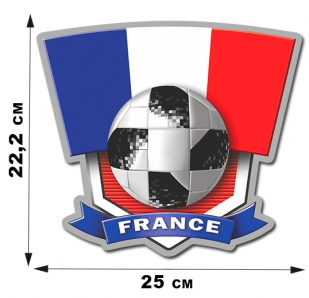 Наклейка для фаната FRANCE