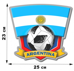 Наклейка ARGENTINA на авто
