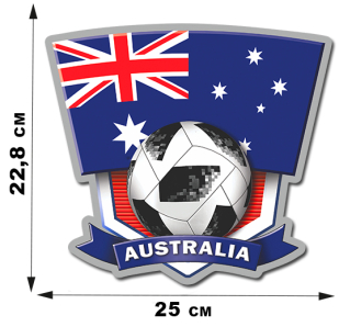 Наклейка с символикой Австралии