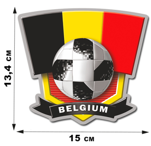 Автонаклейка сборной Бельгии