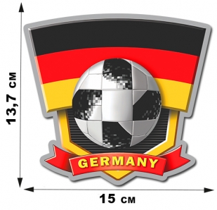 Наклейка ЧМ-2018 со сборной Германии