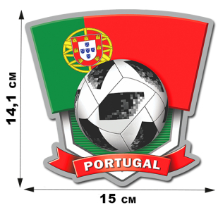 Наклейка сборной Португалии 