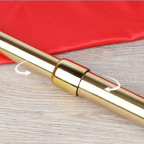 Флагшток напольный (золотистый) Флагшток напольный (золотистый)