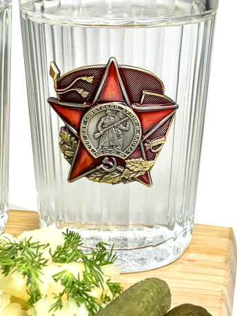 Подарочный набор стаканов Красная Армия