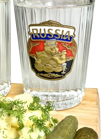Набор стаканов Русский медведь