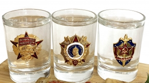 Набор стопок для мужчин Ордена СССР