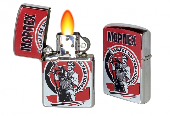 Надежная металлическая зажигалка Морпех - купить в Военпро