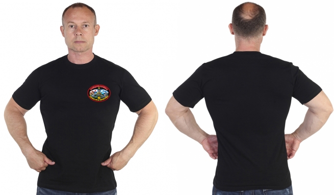Надежная мужская футболка с термонаклейкой 40 Отдельная бригада Морской Пехоты