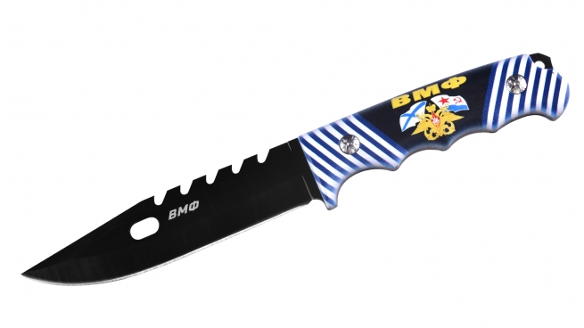 Надёжный нож с символикой ВМФ