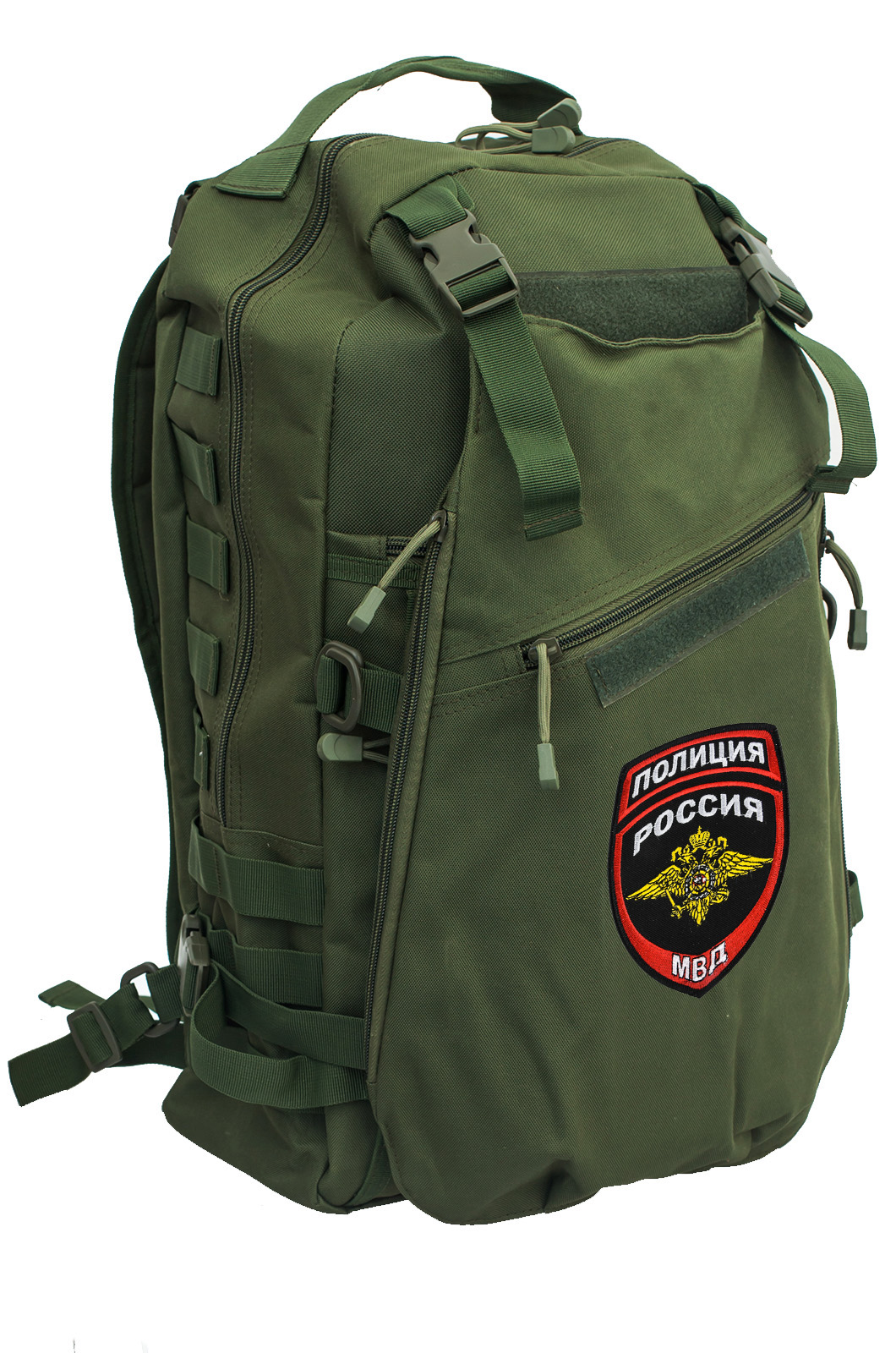 Купить надежный тактический рюкзак с нашивкой Полиция России оптом или в розницу