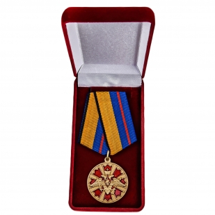 Наградная медаль За службу в Ракетных войсках стратегического назначения - в футляре
