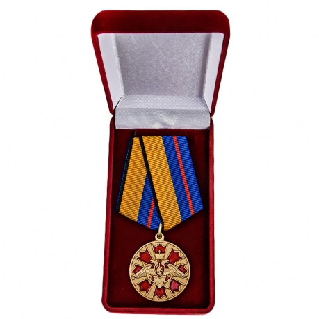 Наградная медаль За службу в Ракетных войсках стратегического назначения - в футляре