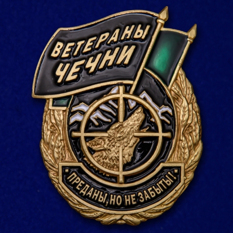 Наградной знак Ветераны Чечни - общий вид