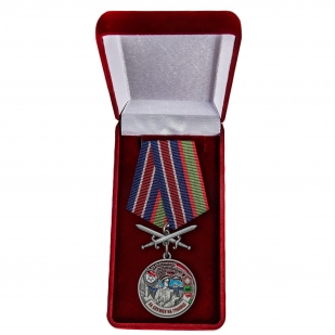 Нагрудная медаль За службу на границе (73 Ребольский ПогО) - в футляре
