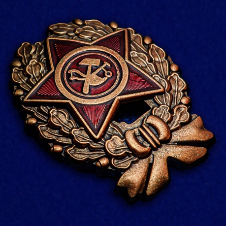 Нагрудный знак Красный командир (1918-1922 гг.) - общий вид